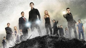The cast of "Heroes"